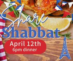Banner Image for April 2024 Share Shabbat Dinner